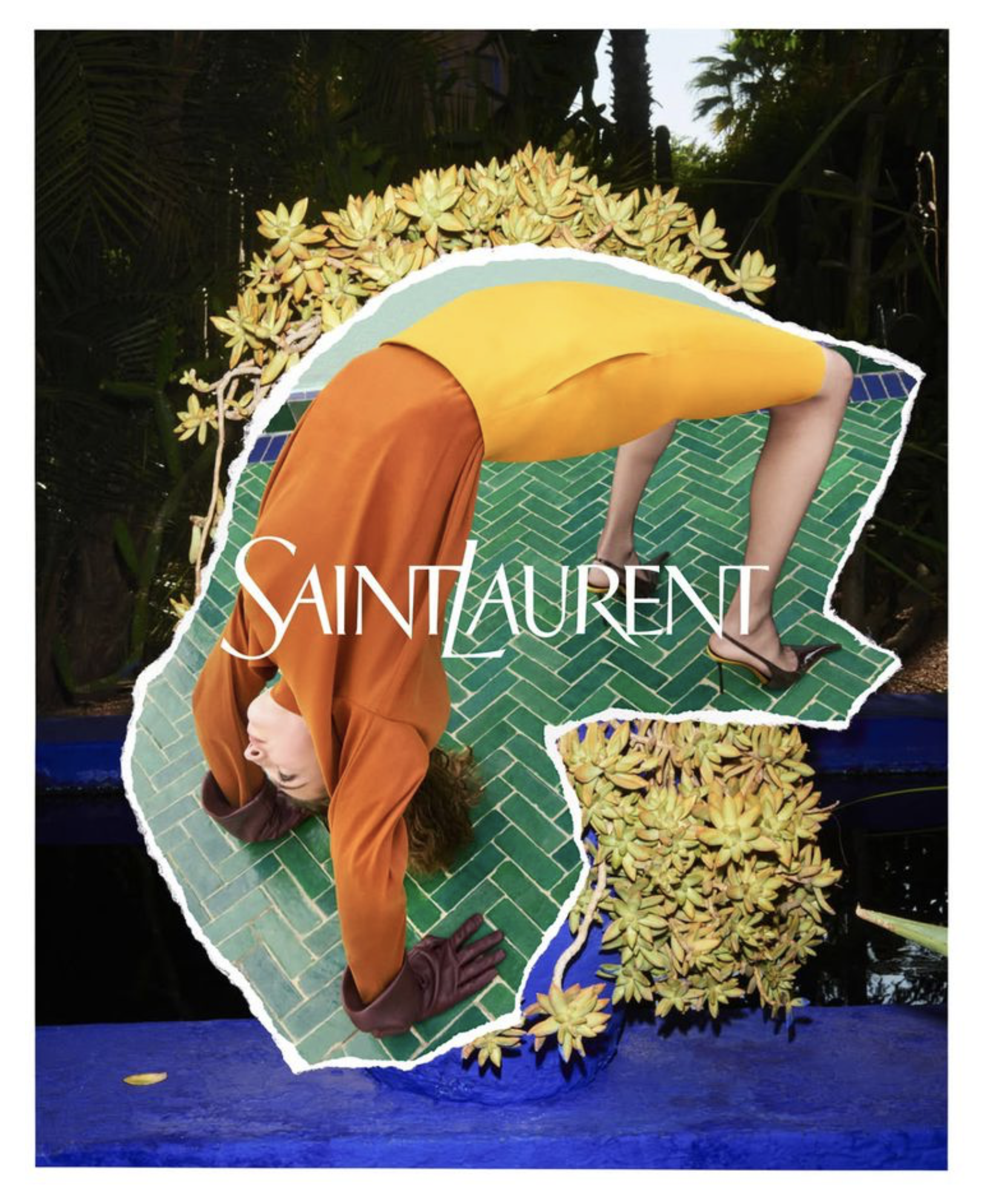 Saint Laurent Winter 2025 Campaign at Villa Oasis Marrakech — Anne